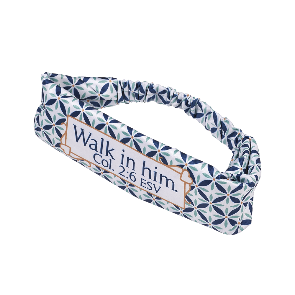 Reversible Headband - Stepping Out with Jesus