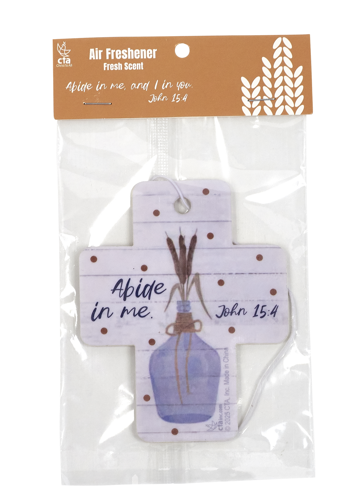 Women's Auto Air Freshener - Abide with Me