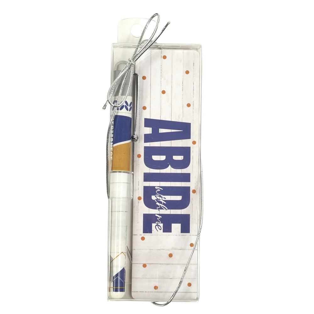 Abide with Me Pen & Bookmark Set for Women