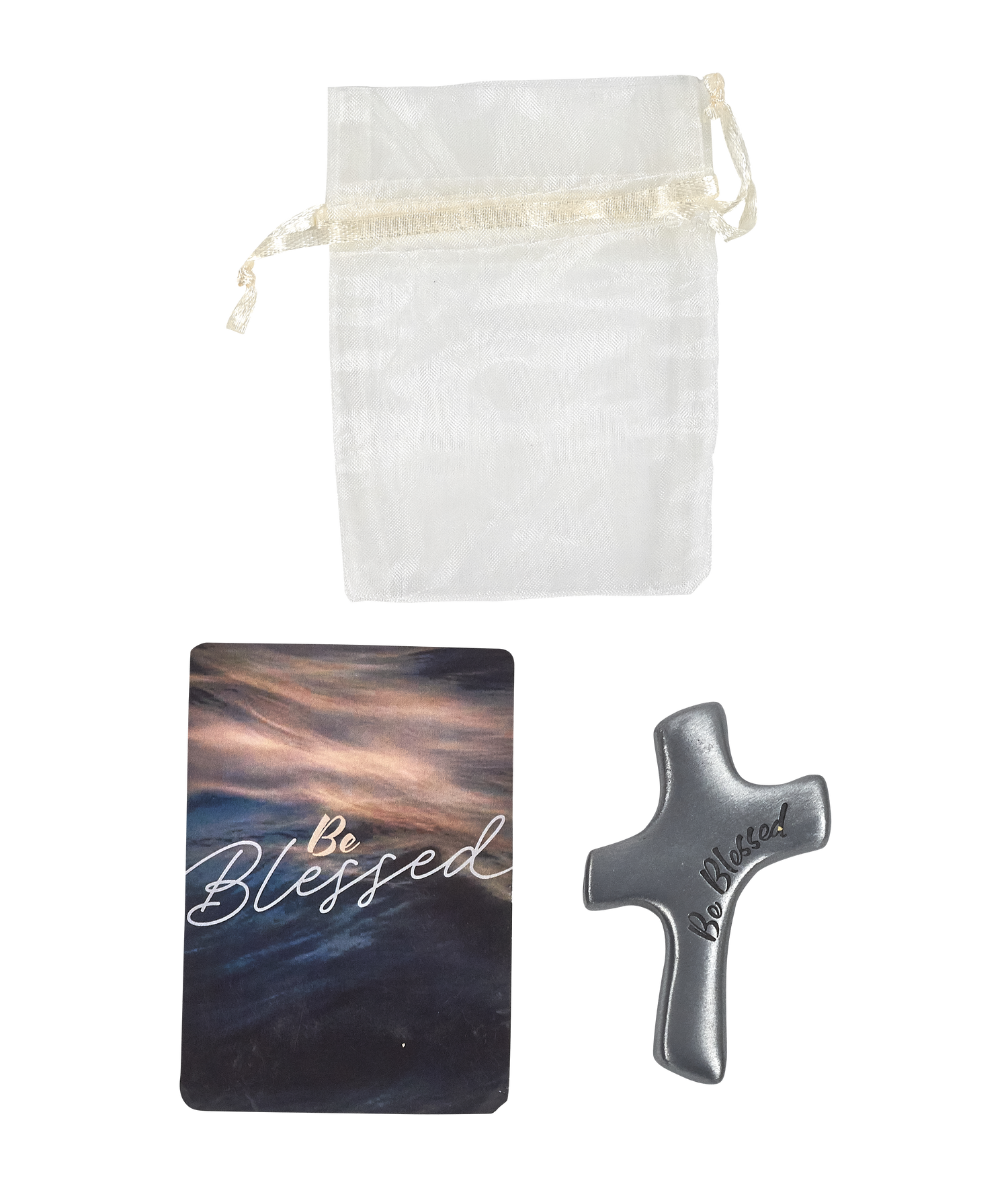 Be Blessed Palm Cross & Cart Gift Set