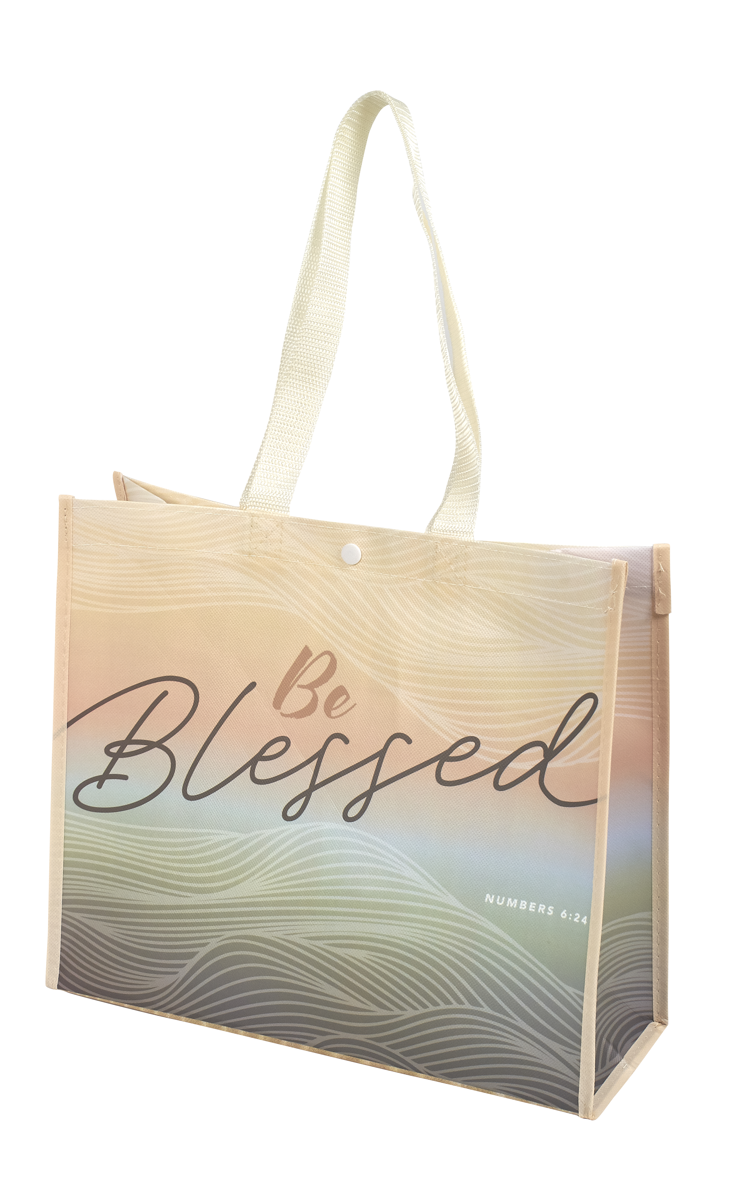 Be Blessed Laminated Tote Bag