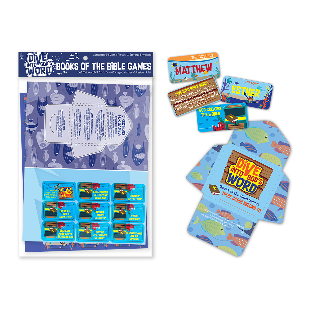 Books of the Bible Game for Kid's Ministry - Dive into God's Word