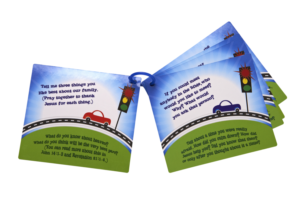 Examples of the Stoplight Chat Cards - Cards to Get Families Talking