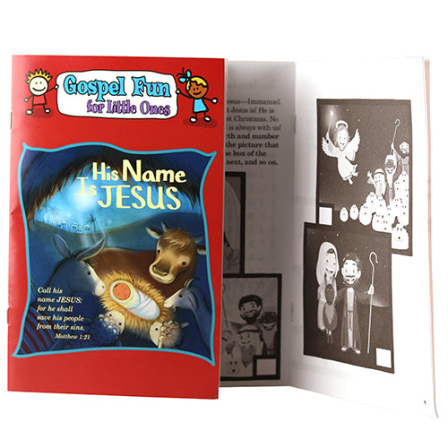 His Name Is Jesus Gospel Fun for Little Ones Christmas Activity Book