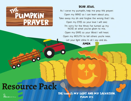 Free Downloadable Pumpkin Prayer Marketing Resource Pack