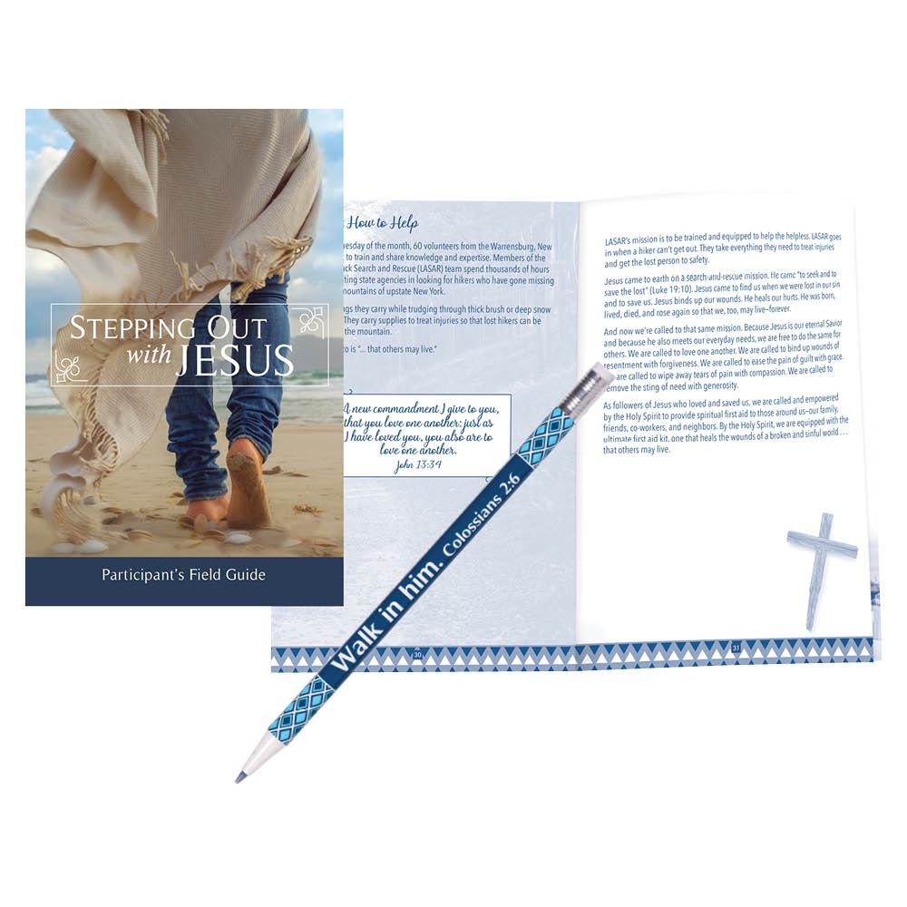 Participant Field Guide & Pencil Set - Stepping Out with Jesus