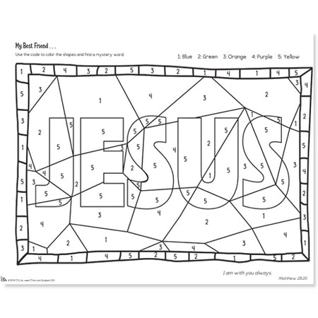 Walking with Jesus Coloring Page - Jesus Color Sheets